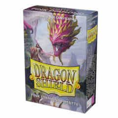 Dragon Shield Sleeves: Japanese Matte Pink Diamond (Box Of 60)